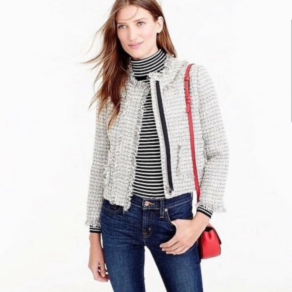 J. Crew “Lady” Jacket in Metallic Tweed